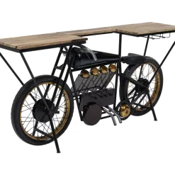 Outlet Konsole Motorbike Schwarz Kommoden & Sideboards