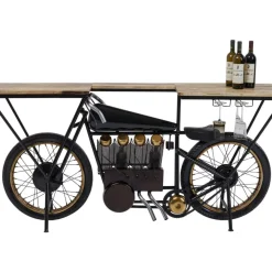 Outlet Konsole Motorbike Schwarz Kommoden & Sideboards