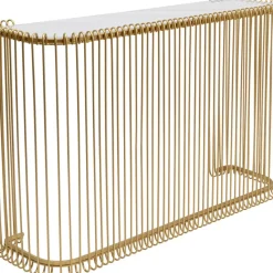 Online Konsole Wire Glas Marble Gold 142X89Cm Kommoden & Sideboards