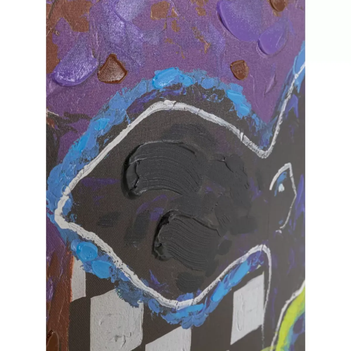 Sale Leinwandbild Colorful Cows 120X90Cm Bilder