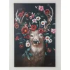 Outlet Leinwandbild Deer In Flower 90X140Cm Bilder