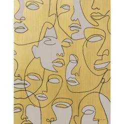 Clearance Leinwandbild Faces 70X100Cm Bilder