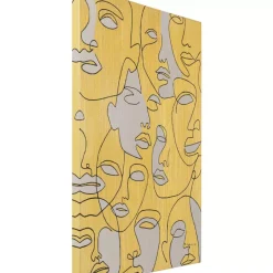 Clearance Leinwandbild Faces 70X100Cm Bilder