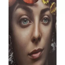 Sale Leinwandbild Flower Art Lady 200X200Cm Bilder
