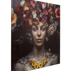 Sale Leinwandbild Flower Art Lady 200X200Cm Bilder