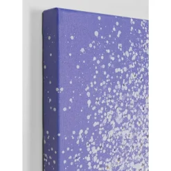 Discount Leinwandbild Flower Boat Lila Weis 80X100Cm Bilder