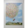 Leinwandbild Flying Elephant In Day 80X100Cm Bilder