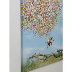 Leinwandbild Flying Elephant In Day 80X100Cm Bilder