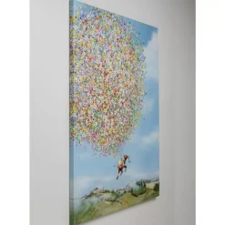 Leinwandbild Flying Elephant In Day 80X100Cm Bilder