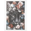 New Leinwandbild Night Leo In Flower 90X140Cm Bilder