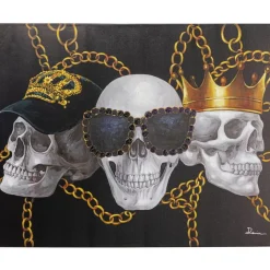 Leinwandbild Skull Gang 90X120 Bilder