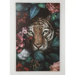 Discount Leinwandbild Tiger In Flower 90X140Cm Bilder