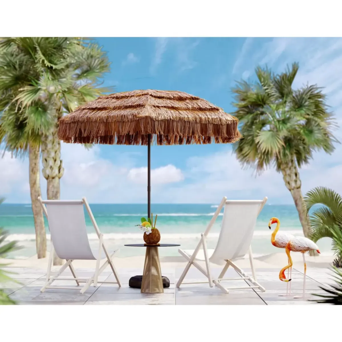 Discount Liegestuhl Bright Summer Outdoormöbel