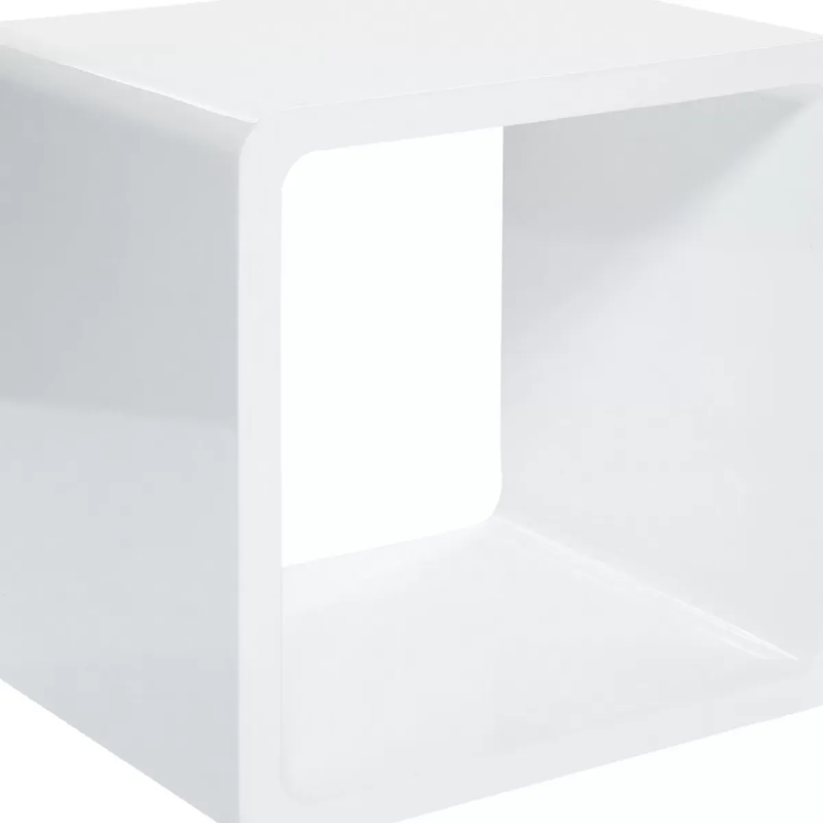 Lounge Cube Mdf White Regale