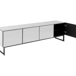 Outlet Lowboard Soran Schwarz 180X40Cm Kommoden & Sideboards