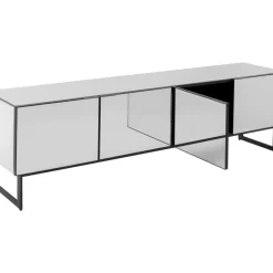 Outlet Lowboard Soran Schwarz 180X40Cm Kommoden & Sideboards