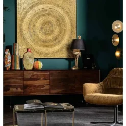 Sale Objektbild Art Circle Gold 120X120Cm Bilder