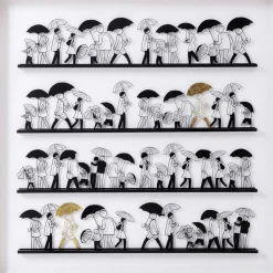 Discount Objektbild Singing In The Rain 90X90Cm Bilder