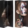 Hot Paravent Royal Headdress Vs Snake Girl 120X180Cm Paravents