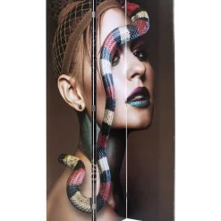 Hot Paravent Royal Headdress Vs Snake Girl 120X180Cm Paravents