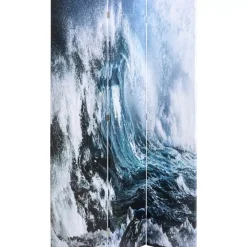 Clearance Paravent Triptychon Wave Vs Palms 120X180Cm Paravents