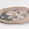 Hot Platte Elfenbos Versteinertes Holz Geschirr & Tischaccessoires