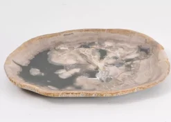 Hot Platte Elfenbos Versteinertes Holz Geschirr & Tischaccessoires