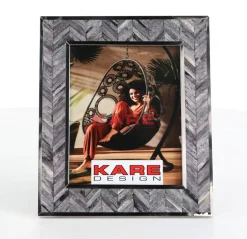 Clearance Rahmen Chevron Grau 20X25 Deko & Geschenkartikel