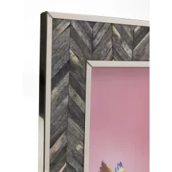Clearance Rahmen Chevron Grau 20X25 Deko & Geschenkartikel