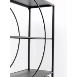 Regal Circle Schwarz 100X200Cm Regale