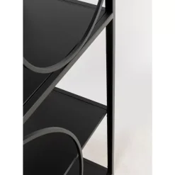 Regal Circle Schwarz 100X200Cm Regale