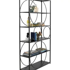 Regal Circle Schwarz 100X200Cm Regale
