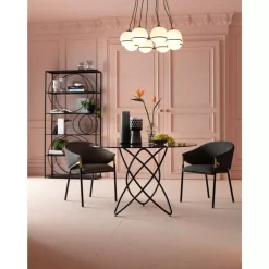 Regal Circle Schwarz 100X200Cm Regale