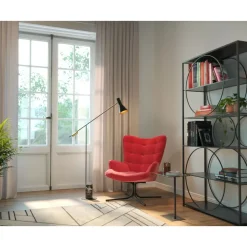 Regal Circle Schwarz 100X200Cm Regale