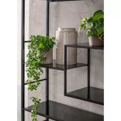 Regal Loft Schwarz 195X115 Regale