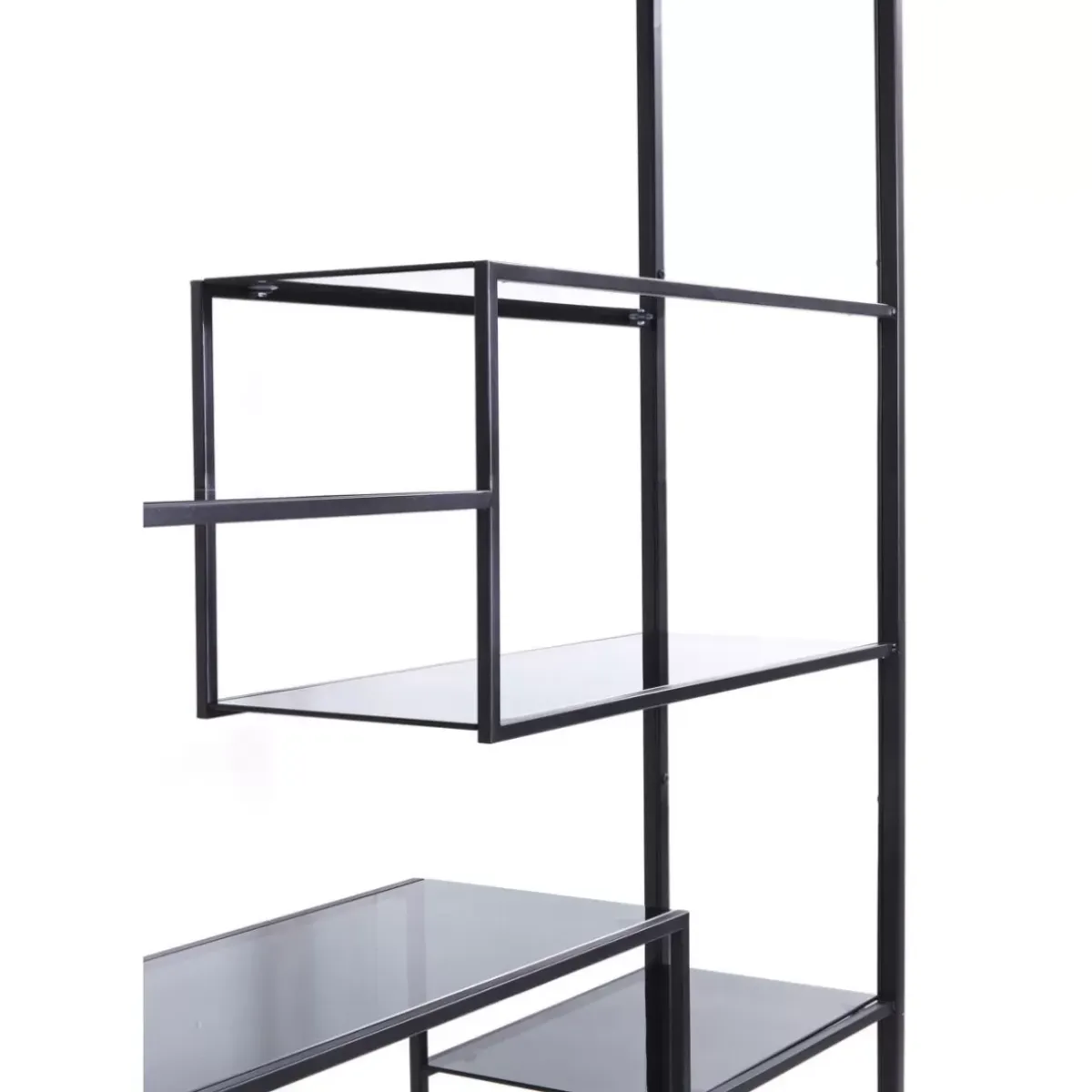 Regal Loft Schwarz 195X115 Regale
