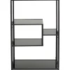Outlet Regal Loft Schwarz 100X60 Regale