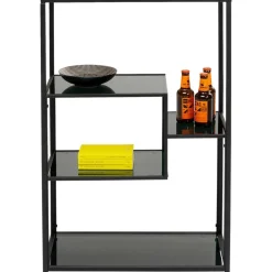 Outlet Regal Loft Schwarz 100X60 Regale
