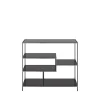 Outlet Regal Loft Schwarz 100X115 Regale