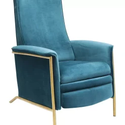 Online Relaxsessel Lazy Velvet Blau Sessel