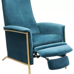 Online Relaxsessel Lazy Velvet Blau Sessel