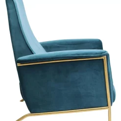 Online Relaxsessel Lazy Velvet Blau Sessel
