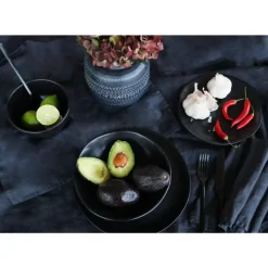 Schale Organic Black O15Cm Geschirr & Tischaccessoires