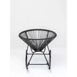 Hot Schaukelstuhl Acapulco Schwarz Outdoormöbel