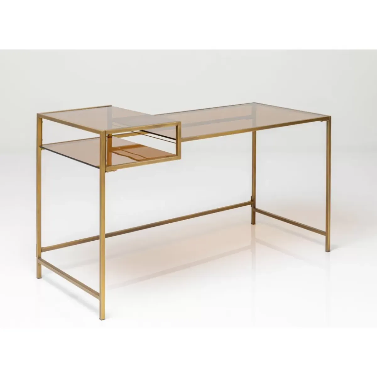 New Schreibtisch Loft Gold 134X60Cm Tische