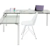 Best Schreibtisch Lorenco Chrom Winkelcombi 210X180Cm Tische