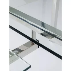 Best Schreibtisch Lorenco Chrom Winkelcombi 210X180Cm Tische