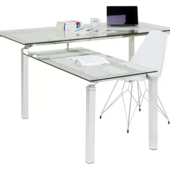 Best Schreibtisch Lorenco Chrom Winkelcombi 210X180Cm Tische