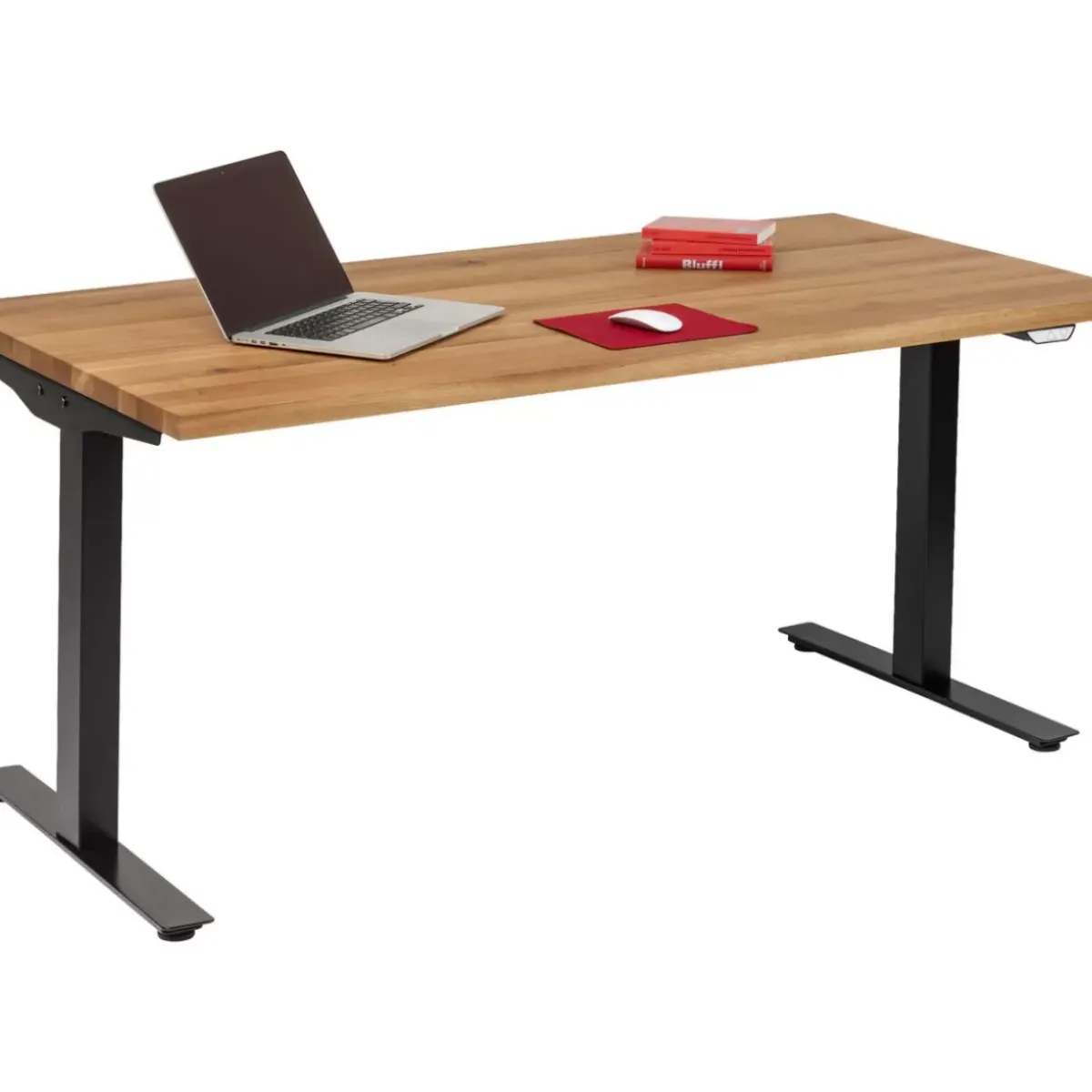 Online Schreibtisch Office Jackie Eiche Schwarz 160X80 Tische