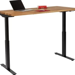 Online Schreibtisch Office Jackie Eiche Schwarz 160X80 Tische